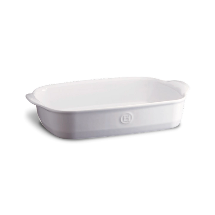 Форма для запікання прямокутна Emile Henry Ovenware 36,5x23,5 см біла (119652), Білий