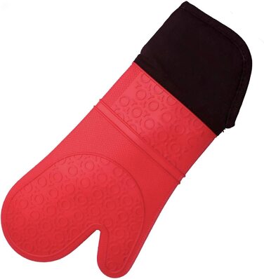 Кухонні рукавиці AVANA - термостійкі, нековзні, до 350C - червоні