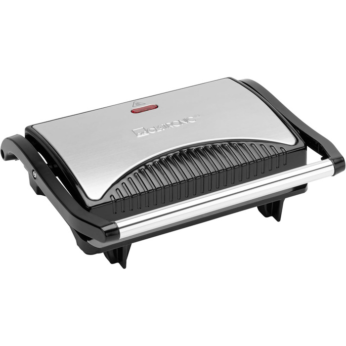 Контактний гриль Clatronic® MG 3519: безжирове приготування, 700W, антипригарне покриття, Panini Grill