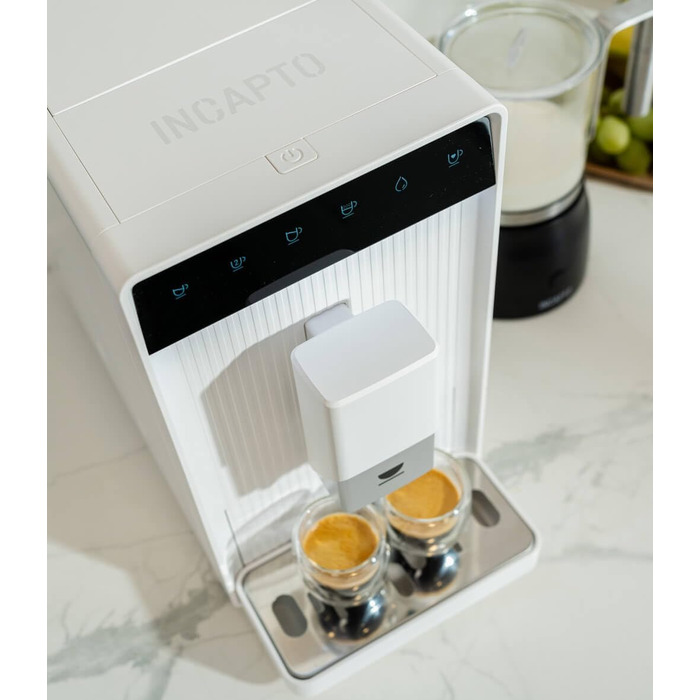 Кавомашина Incapto Aura Vollautomatische Kompaktkaffeemaschine: автоматична, компактна, з вбудованим млином, 19 bar, 2 чашки, 1.5л, термоблок, автоочищення