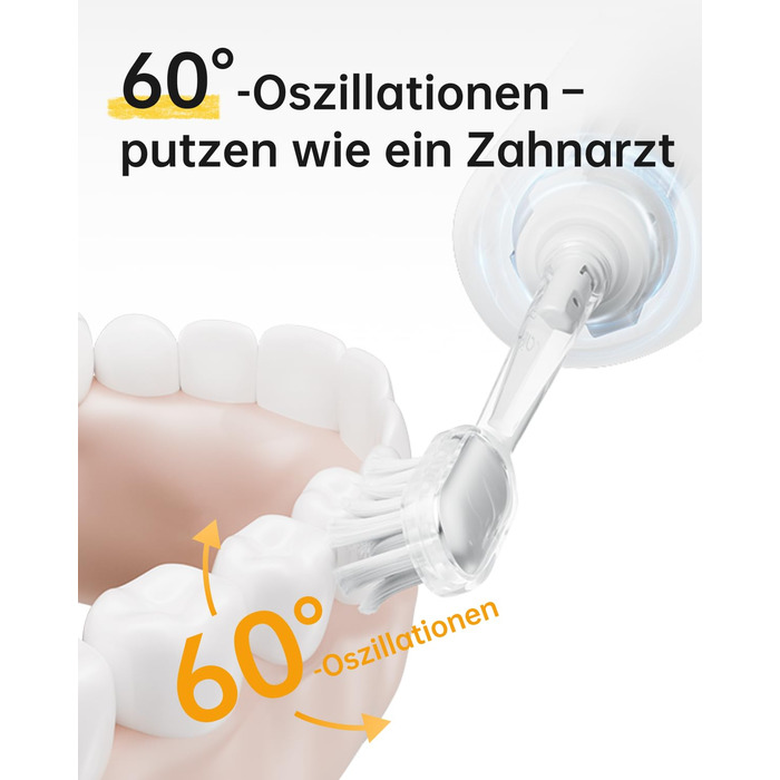 Електрична зубна щітка Laifen Wave Spezial з осциляцією та вібрацією, звукова, для дорослих, з додатком, 2 насадки (зелена)