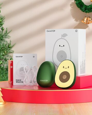 Електричні грілки для рук Gaiatop (2 шт), з магнітною фіксацією, 3 режими нагріву, швидкий нагрів, портативні, багаторазові, для активного відпочинку та подарунків