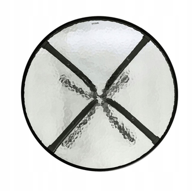 Комплект садових меблів із металу Kontrast, чорний, 3 предмети