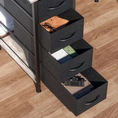 Ігровий стіл BEXEVUE з розетками та LED-підсвіткою 120x50 см. Сучасний комп'ютерний стіл з підставкою для клавіатури, 4 висувними ящиками та великою полицею для навчання, ігор та роботи. Колір: Pure Gray