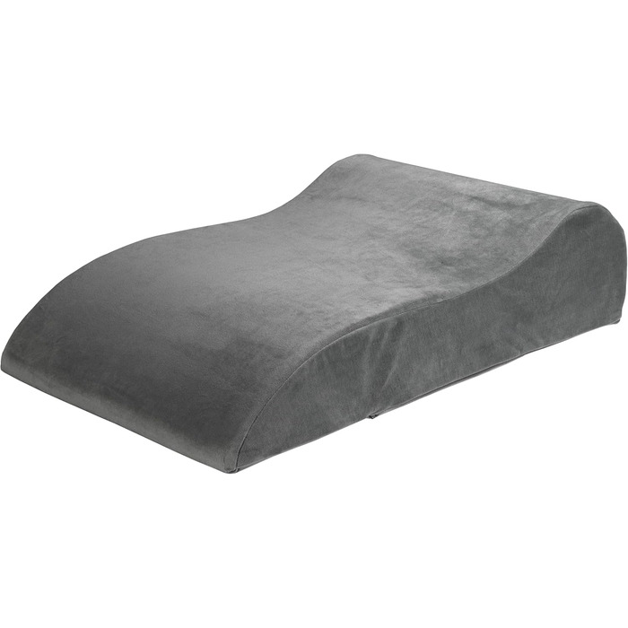 Подушка для підйому ніг XDREAM | Ергономічна | Підтримує та знімає навантаження | Знімна та пральна наволочка | Сертифікат Öko-Tex | Сірий антрацит