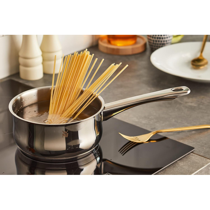 Каструля з нержавіючої сталі WMF Diadem Plus 16 см, 1,5 л, без кришки, для індукції, Cromargan®