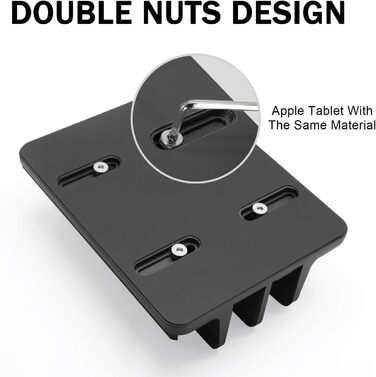 Вертикальна підставка для ноутбука Metal з 4 відсіками, регульована, для MacBook, HP, Chromebook (до 44.5 см) – чорний