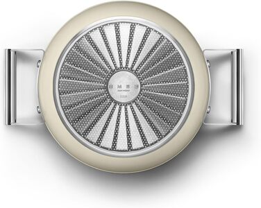 Електричний чайник Smeg KLF05CREU, 0.8 л, кремовий колір, нержавіюча сталь, з індикатором рівня води та захистом від перегріву