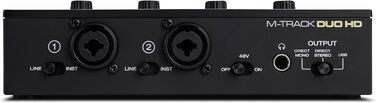 M-Audio M-Track Duo - USB аудіоінтерфейс для запису, стрімінгу та подкастингу (2 XLR/Line входи, 192kHz, USB-C)