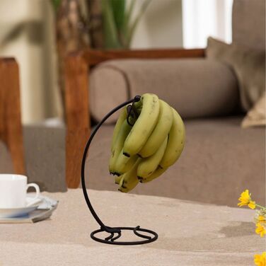 Підставка для бананів Relaxdays, чорна, металева