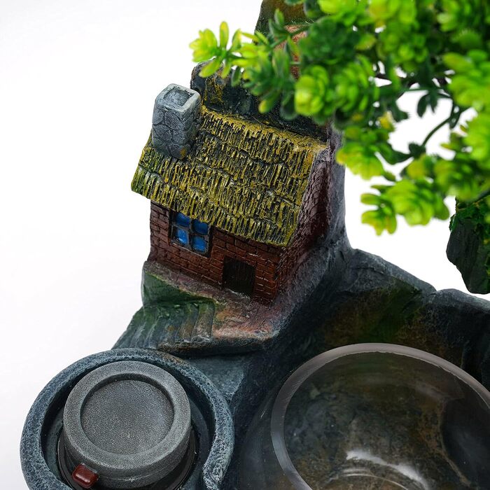 Декоративний фонтанчик для дому та офісу: міні-фонтан, вологостійний орнамент для медитації та декору