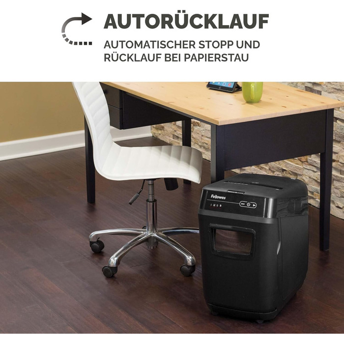 Fellowes Autofeed Aktenvernichter AutoMax 90M: Шредер для документів, автоматичний, офісний, Fellowes