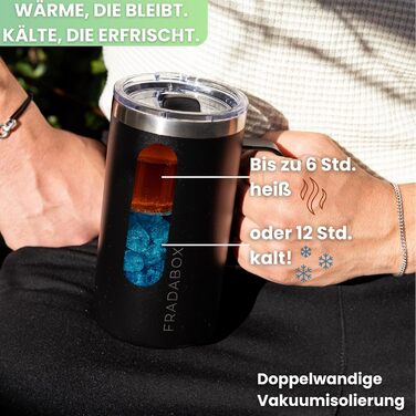 Термокружка 'Neri' 600 мл, нержавіюча сталь, з подвійними стінками, вакуумна ізоляція, для кави з собою, BPA-Free, миється в посудомийній машині, з кришкою-ковпачком (Чорний, Турквіз)