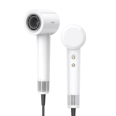 Високошвидкісний фен для волосся MOVA Turbo, 110 000 об/хв, 65 м/с, з іонізацією (200 млн негативних іонів), 8 режимів роботи, компактний та легкий (330 г)