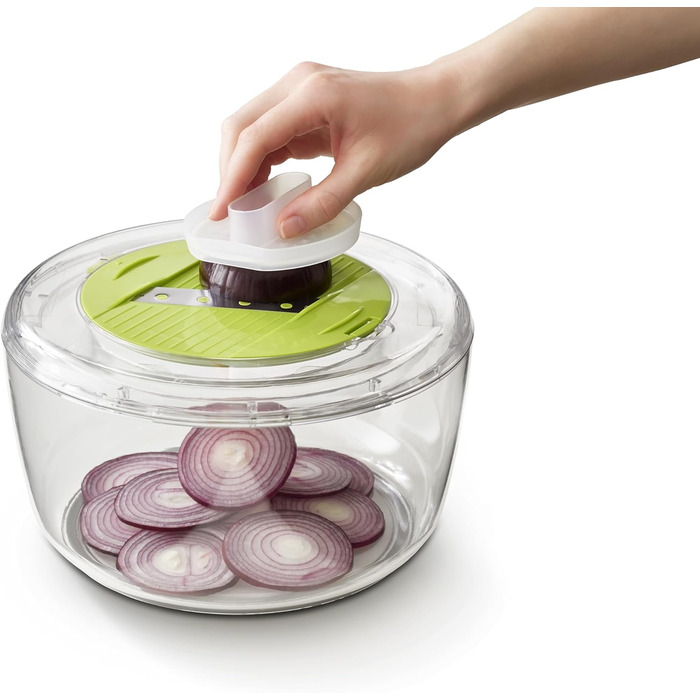 Набір для приготування салатів Joseph Joseph 'Multi-Prep' 4 в 1: салатниця, спіралізатор, тертка, шинкувальник, компактне зберігання