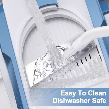 Набір для нарізання овочів 5-в-1: регульована товщина 0,1–8 мм, для кухні, з очищувачем, темно-синій