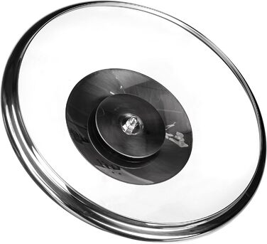 Скляна кришка для каструль та сковорідок WMF 20 см, термостійке скло з металевою ручкою, підходить для посудомийки