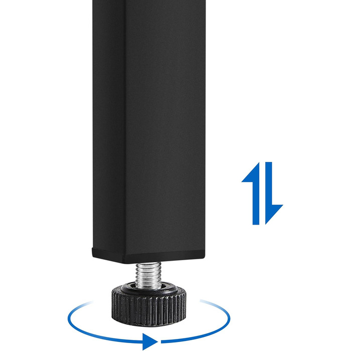 Крісла для офісу та конференцій Yaheetech (2 шт.) з підлокітниками, чорні