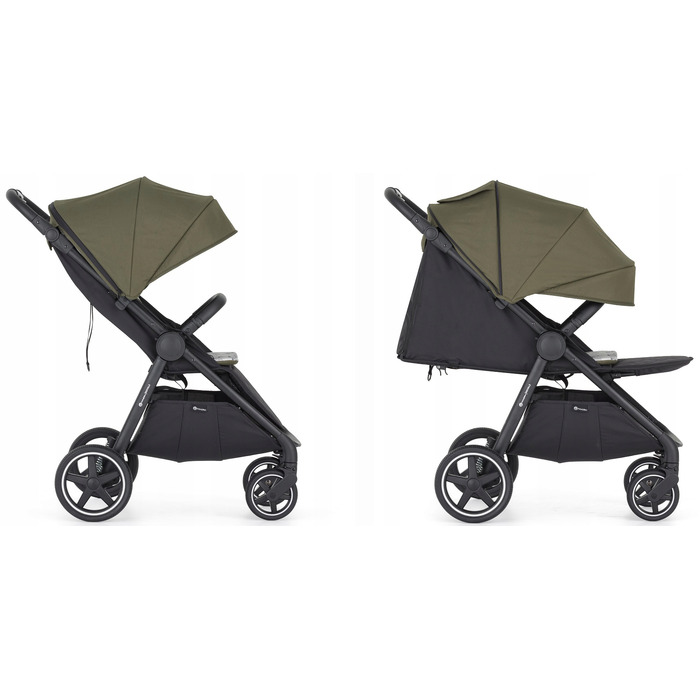 Дитячий прогулянковий візок Petite&Mars Royal 3 BLACK Mature Olive