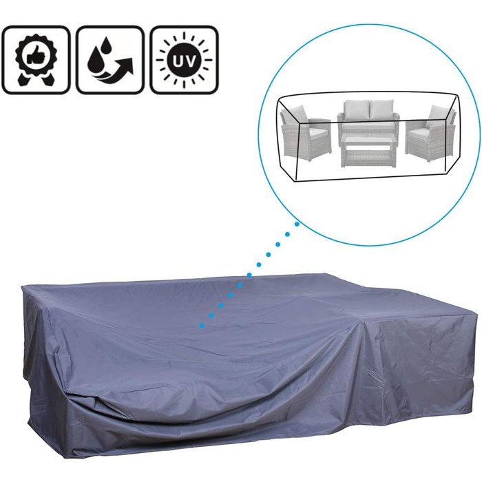 Світ Лаунж-сад Світ Рома: Комплект садово-патіо з ротангу (софа, крісло, стіл, чохол)