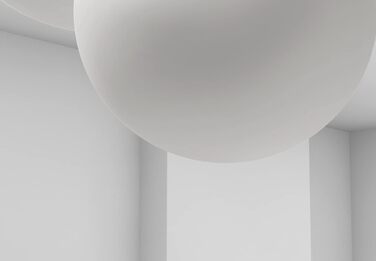 Ширма Murando з 3D ефектом, абстрактний дизайн, сірий/білий, 225x172 см, 5 частин