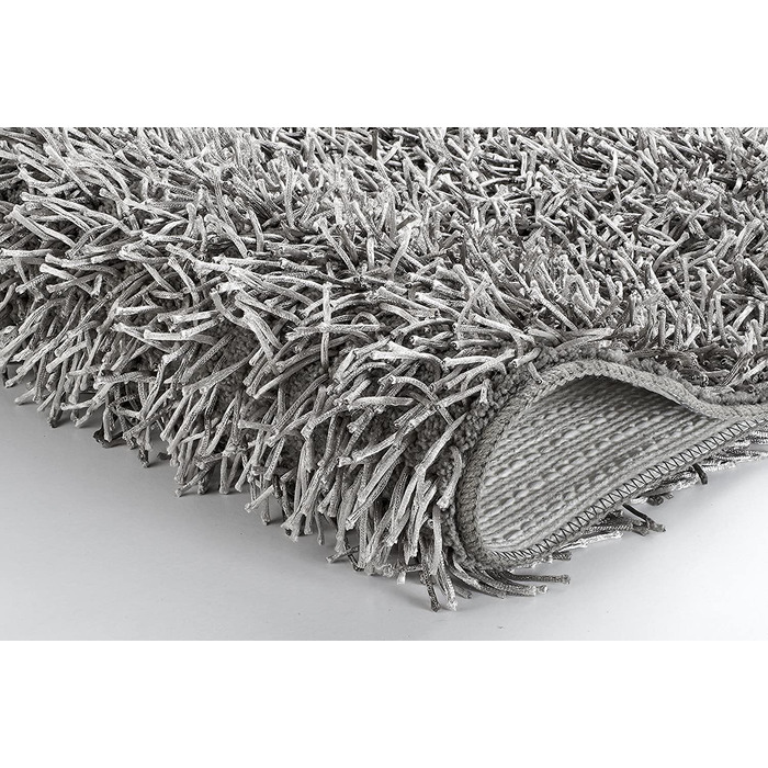 Маленький килимок для ванної кімнати Riva, сріблясто-сірий, 60 х 100 см