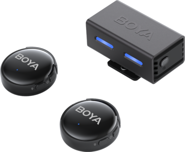 Бездротовий мікрофон BOYA LINK 3-01 Type-C/TRS/Lightning Black