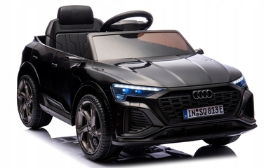 Дитячий електромобіль Audi SQ8 чорний — автомобіль на акумуляторі для дітей