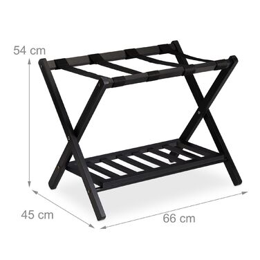 Набір з 2 багажних підставок Relaxdays, складаються