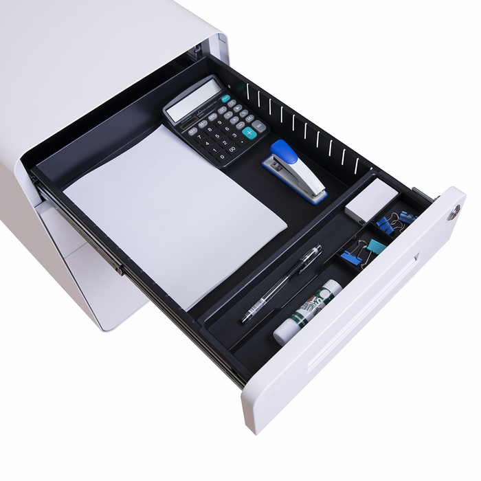 Контейнер на колесах COLOR PLUS I Metall weiß hjh OFFICE