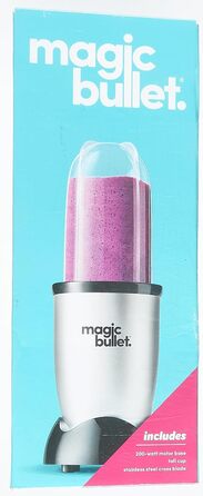 Міксер Magic Bullet, 200 Вт, компактний і простий, легко чиститься, MBR03, сірий базовий пакет