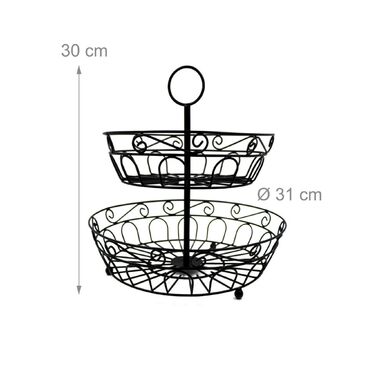 Підставка для квітів Relaxdays з 2 ярусами
