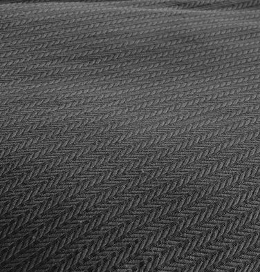 Покривало XXL Napoli 100 бавовна Oeko-Tex Двостороннє покривало (220 x 240 см, темно-сірий)