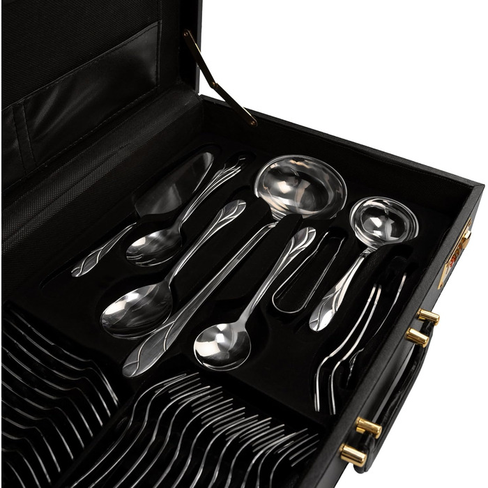 Набір столових приборів Karl Hausmann на 12 осіб (72 шт.) - нержавіюча сталь, для миття в посудомийній машині