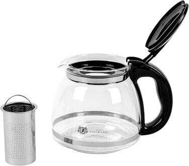 Скляна чайник Karl Hausmann з ситечком - 2л - Стильний дизайн, преміум якість