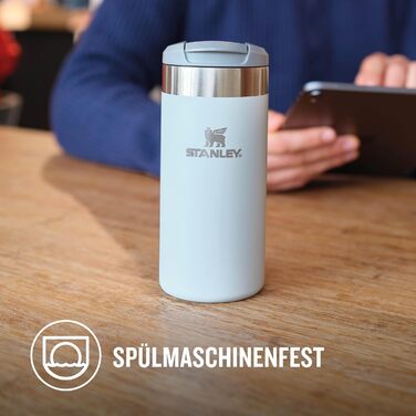 Термокружка Stanley Aerolight Transit 0.47L (350 мл) – Рожевий кварц – Зберегає тепло 6 годин, сумісна з тримачами в авто