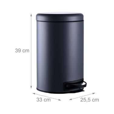 Відро для сміття Relaxdays, 12 літрів