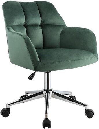 Офісний стіл Pascal Morabito PEGA - крісло, регульована висота, велюр, зелений