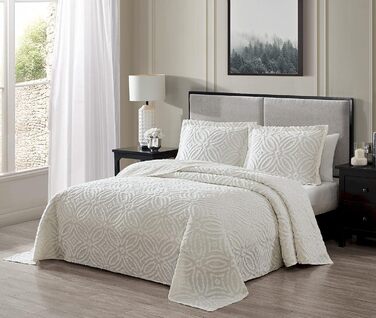 Обручка Beatrice Home Fashions Chenille Покривало, королева