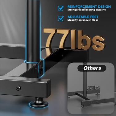 Кріплення для телевізора AX WABER на підлогу для LCD, OLED LED телевізорів 13-50 дюймів, VESA 200x200, до 35 кг, AX2008TBM (без шківів)