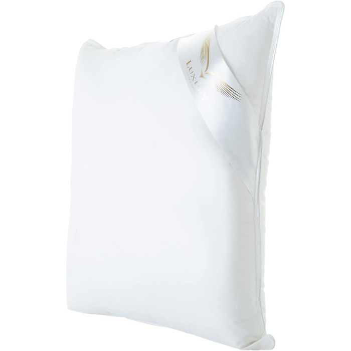 Пухова подушка Pen-Pol 40x40 см - 95 пух - біла подушка - подушка для розкішного сну - гусяче пір'я - бавовняний чохол - 100 натуральна подушка для відпочинку та комфорту 40x40 білий