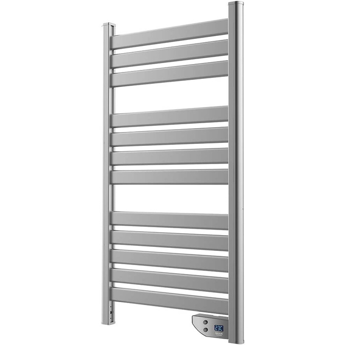 Електричний нагрівач для ванної Cecotec ReadyWarm 9050 Twin Towel – 500W, 2 режими, LED, IP24, 55x4x102 см