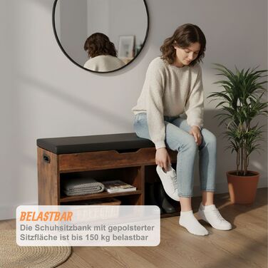 Сховище для взуття Relaxdays з місцем для зберігання