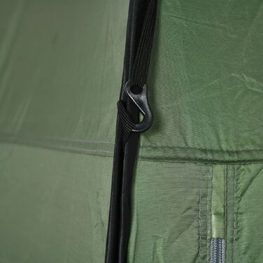 Туалетний намет для кемпінгу Outsunny Pop-Up Shower Tent для кемпінгу 126x124x189см темно-зелений з сумкою для перенесення для мобільного вуличного туалету