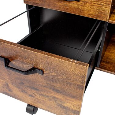 Роликовий контейнер Relaxdays з шухлядами та полицями