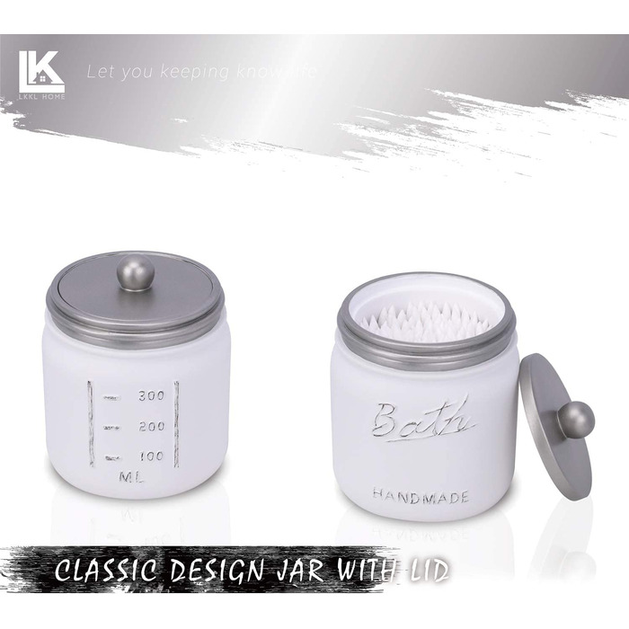 Набір аксесуарів для ванної кімнати Lkkl Mason Jar