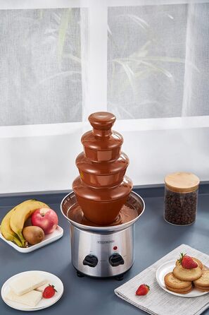 Шоколадний фонтан | 170 Вт | 1.25 кг | Якісний нержавіюча сталь | 4-рівневий | Термостійкий | Для дому та заходів