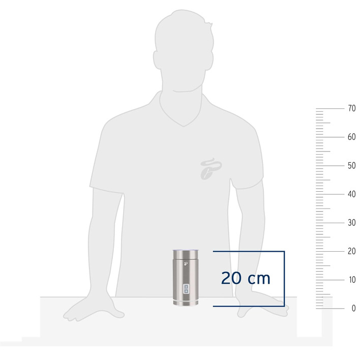 Електричний спінювач молока Tchibo, 130 мл, з нержавіючої сталі, антипригарне покриття, для капучино, лате макіато та какао