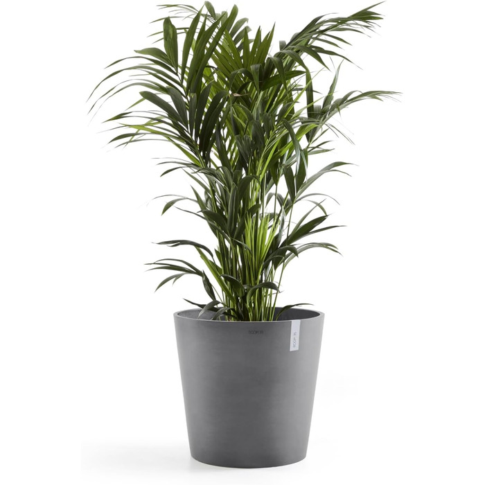 Квітчар Ecopots великий, сірий, діаметр 50 см - квітчар для дому та саду