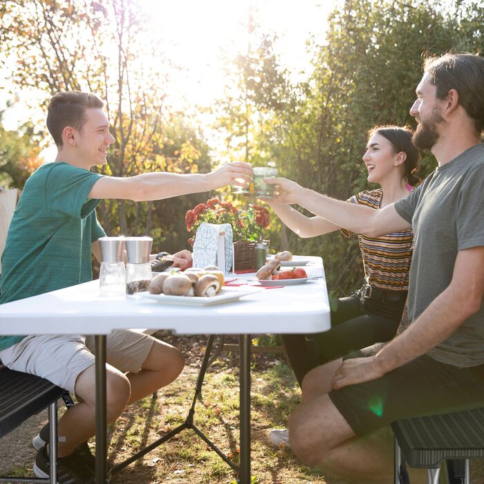 Набір з двох барних стільців Relaxdays, чорний